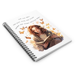 Wunderliches Autor Journal Geschenk für Schriftsteller, Roman Schreibmotivation Benutzerdefiniertes Notizbuch, Poesie, Nanowrimo Planung, Bücherwurm Geschenk Buchliebhaber Bild 3