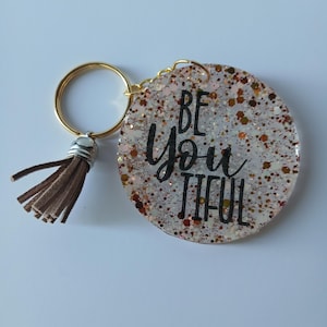 Inspirational funny quote keychains | Handmade Keyring | Bag charm or Key tag | Handmade resin keychain