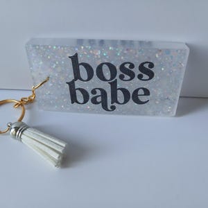 Inspirational funny quote keychains | Handmade Keyring | Bag charm or Key tag | Handmade resin keychain