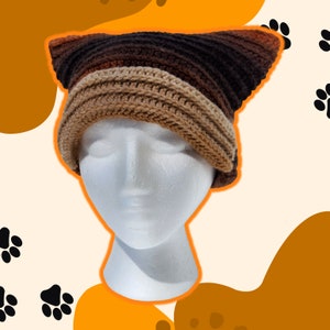 Cat Beanie Crochet Pattern