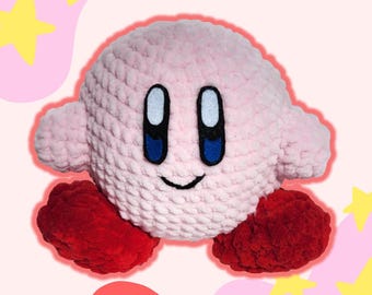 Padrão de crochê do Kirby