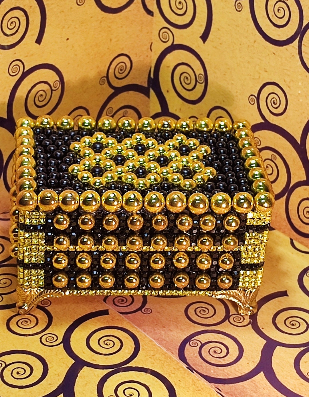 Jewelry Box Celtic Ornament Painting Beads Box for Storing Etsy