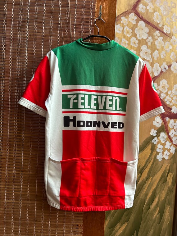 Vintage 80s 7 eleven Hoonved Tag Heuer Shimano Cycling Race Jersey Etsy UK