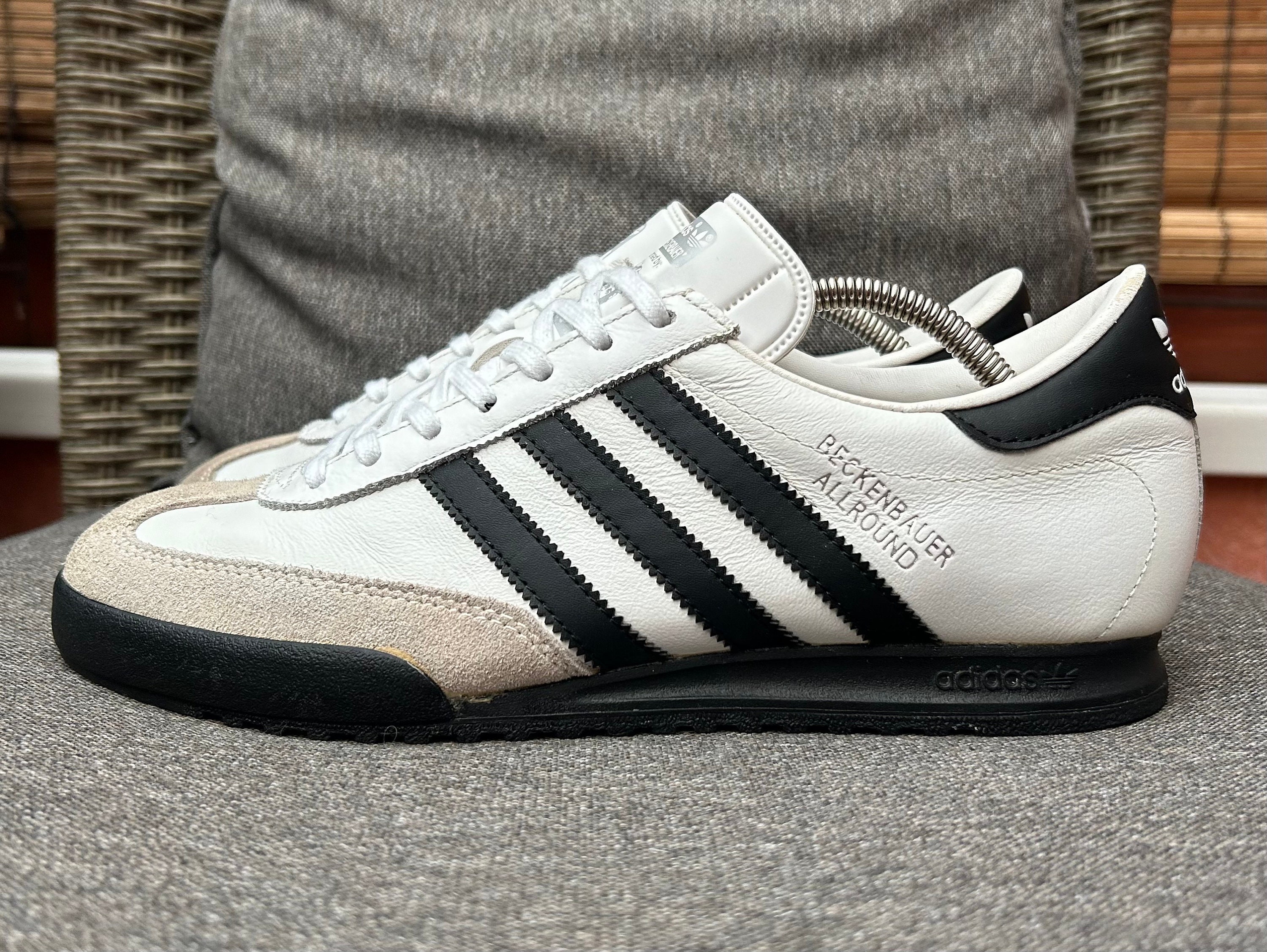 Vintage Adidas Beckenbauer Allround Low Top Leather Trainers Vintage Adidas Beckenbauer Allround Low Top Leather Trainers