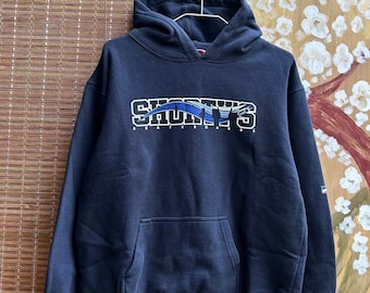 Vintage 90’s Shortys Skateboards Hoodie Size XS-S Navy Blue