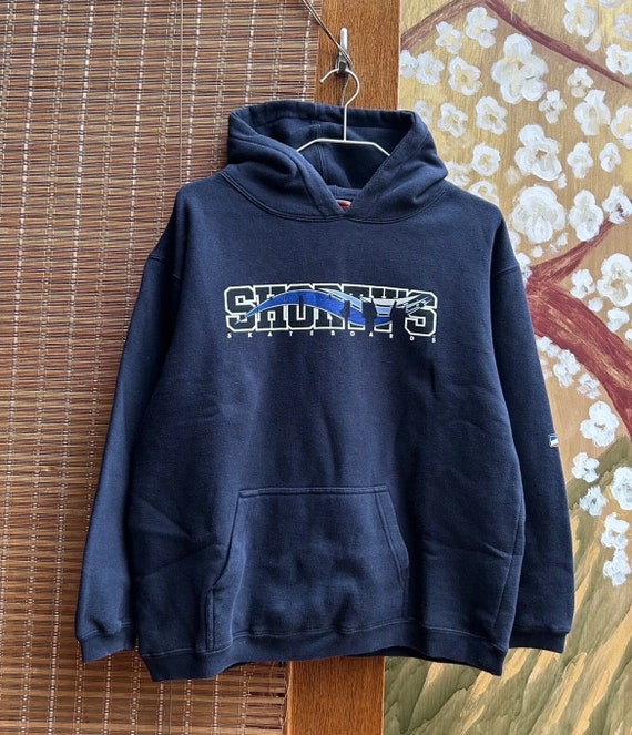 Vintage 90’s Shortys Skateboards Hoodie Size XS-S… - image 1