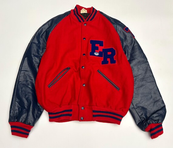 Vintage Howe Athletic Apparel Varsity Letterman Baseball Jacket  