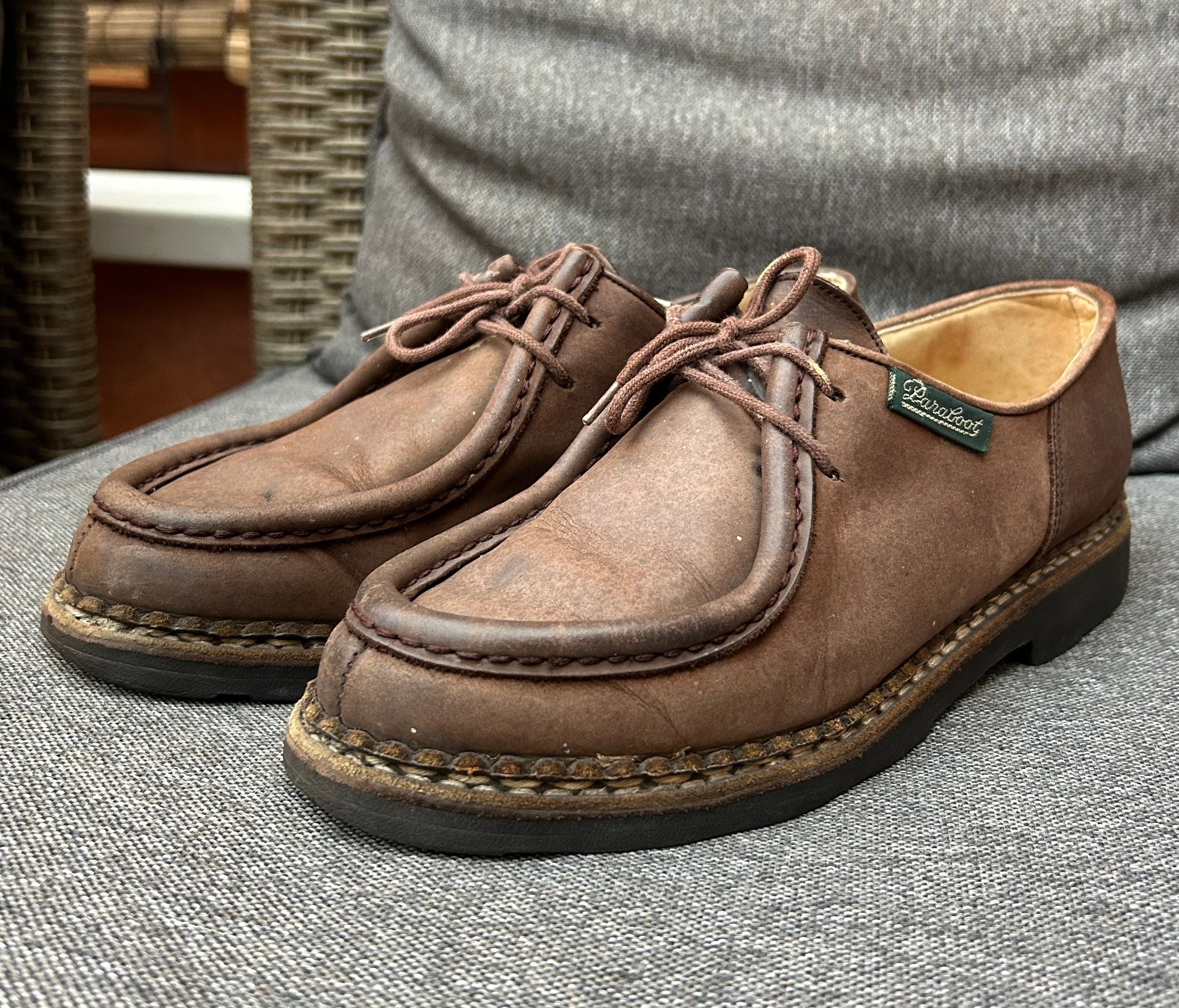 Vintage Paraboot Michael GRIFF Size 5 24-24.5cm Made in Vintage Paraboot Michael GRIFF Size 5 24-24.5cm Made in