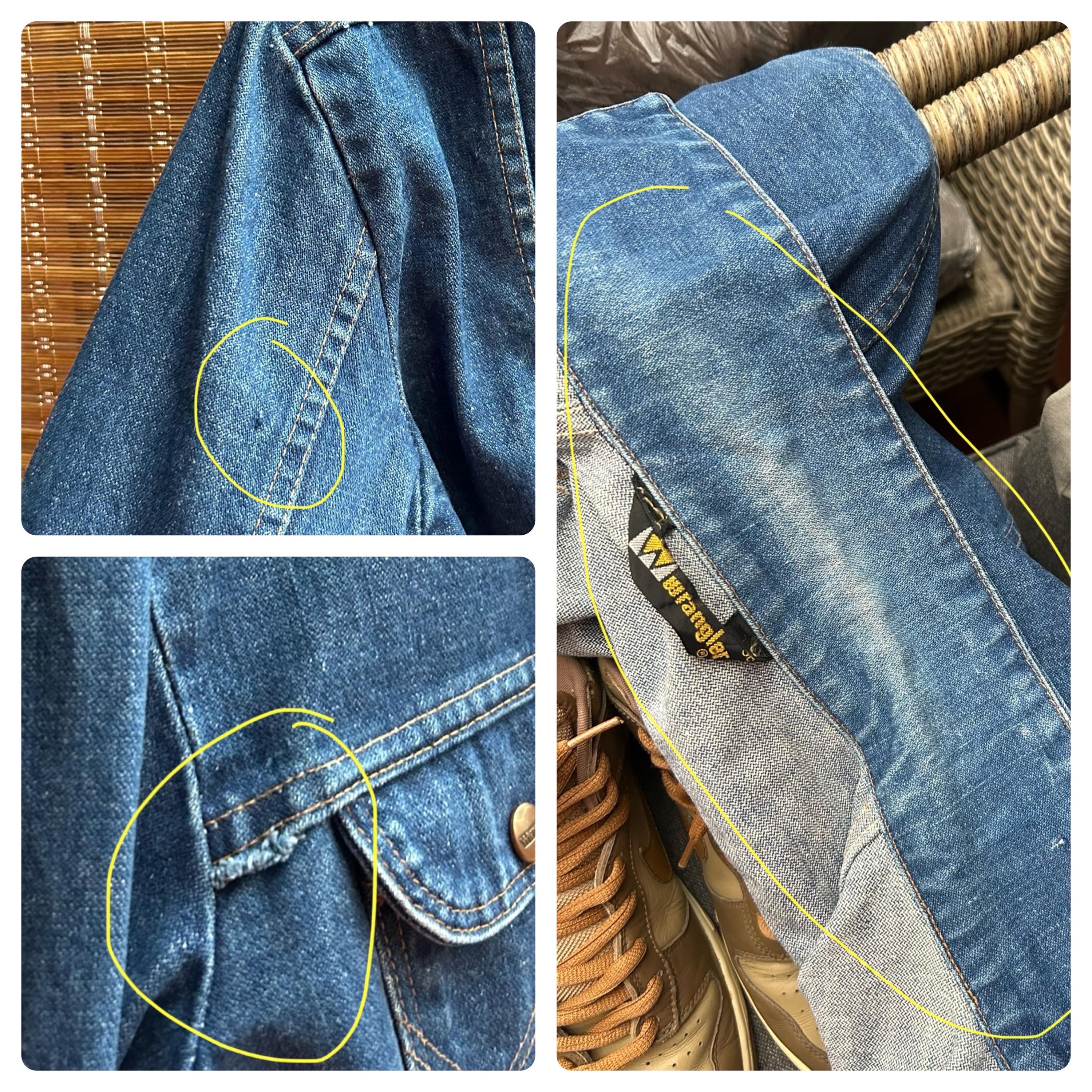 Vintage 70s-80s Wrangler 124MJ Blue Denim Trucker Jacket Vintage 70s-80s Wrangler 124MJ Blue Denim Trucker Jacket