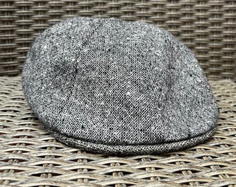 Borsalino Tweed Krantenjongenspet Maat 7,5 L (60)