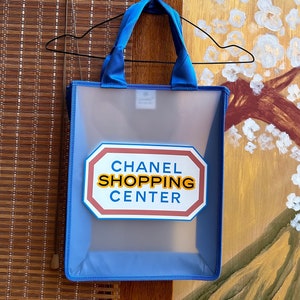 Chanel plastic bag Etsy