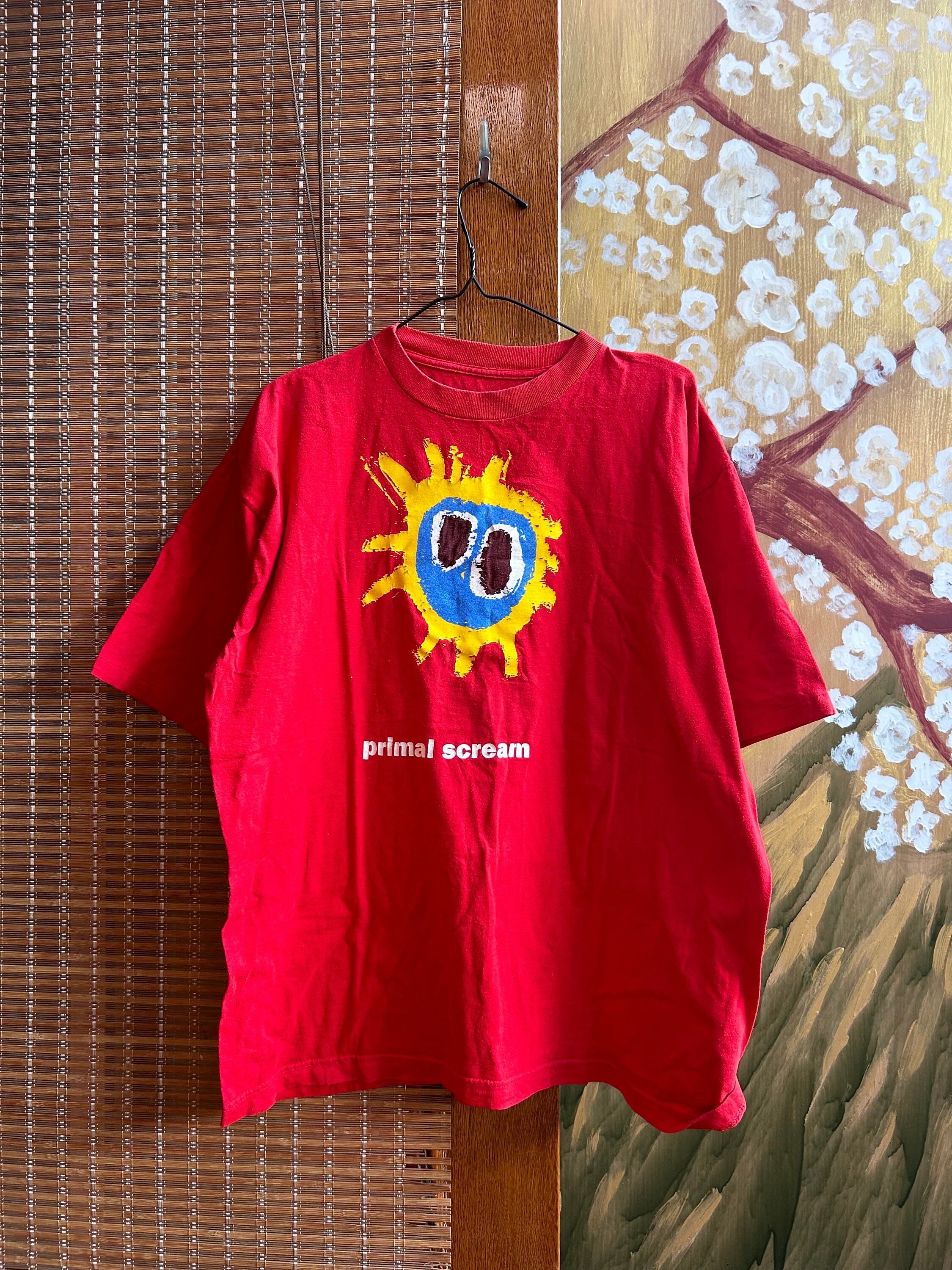 Primal Scream Screamadelica バンドTシャツ XL刺繍 Amazon.com: Primal Scream T Shirt Screamadelica Band Logo