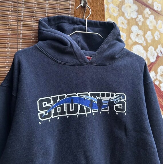 Vintage 90’s Shortys Skateboards Hoodie Size XS-S… - image 3
