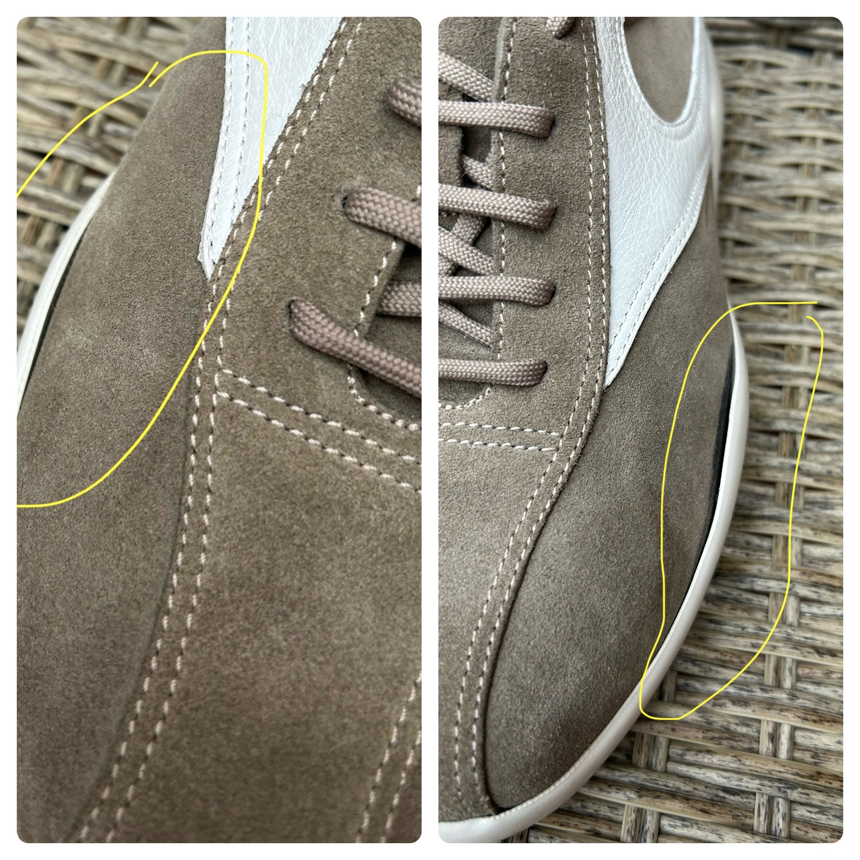 Vintage Prada Sport Two Tone Low-top Beige Trainers 39.5 - Etsy Vintage Prada Sport Two Tone Low-top Beige Trainers 39.5 - Etsy