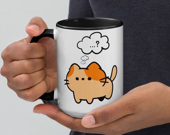 No Thoughts Kitty Mug
