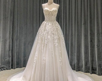 US Based Custom Luxury Wedding Dress: 6-8 week turn around time