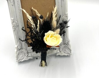 ★EMS★ CORSAGE FLAT BAGBLACK/IVORY Ivory Black Corsage - Etsy