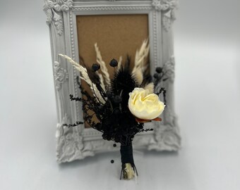 ★EMS★ CORSAGE FLAT BAGBLACK/IVORY Ivory Black Corsage - Etsy