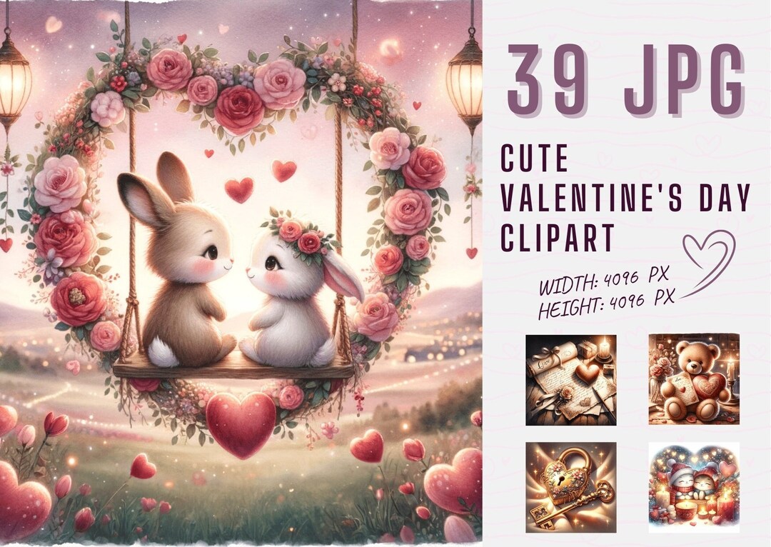 Happy Valentine Day Clipart, Be My Valentine Clipart, Happy Valentine ...