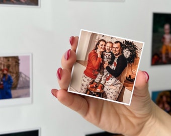 Custom Photo Magnets, Family Photo Collage, Personalized Fridge Decor