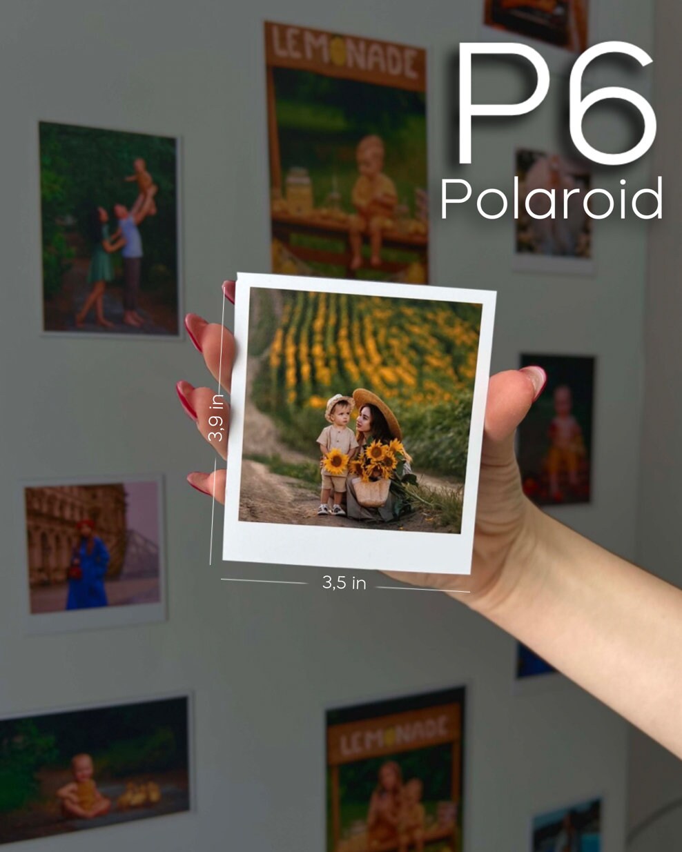 Fridge Custom Polaroid Photo Print Fridge Personalized