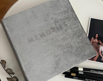 Album fotografico personalizzato in velluto, libro dei ricordi personalizzato in rilievo, 4x6