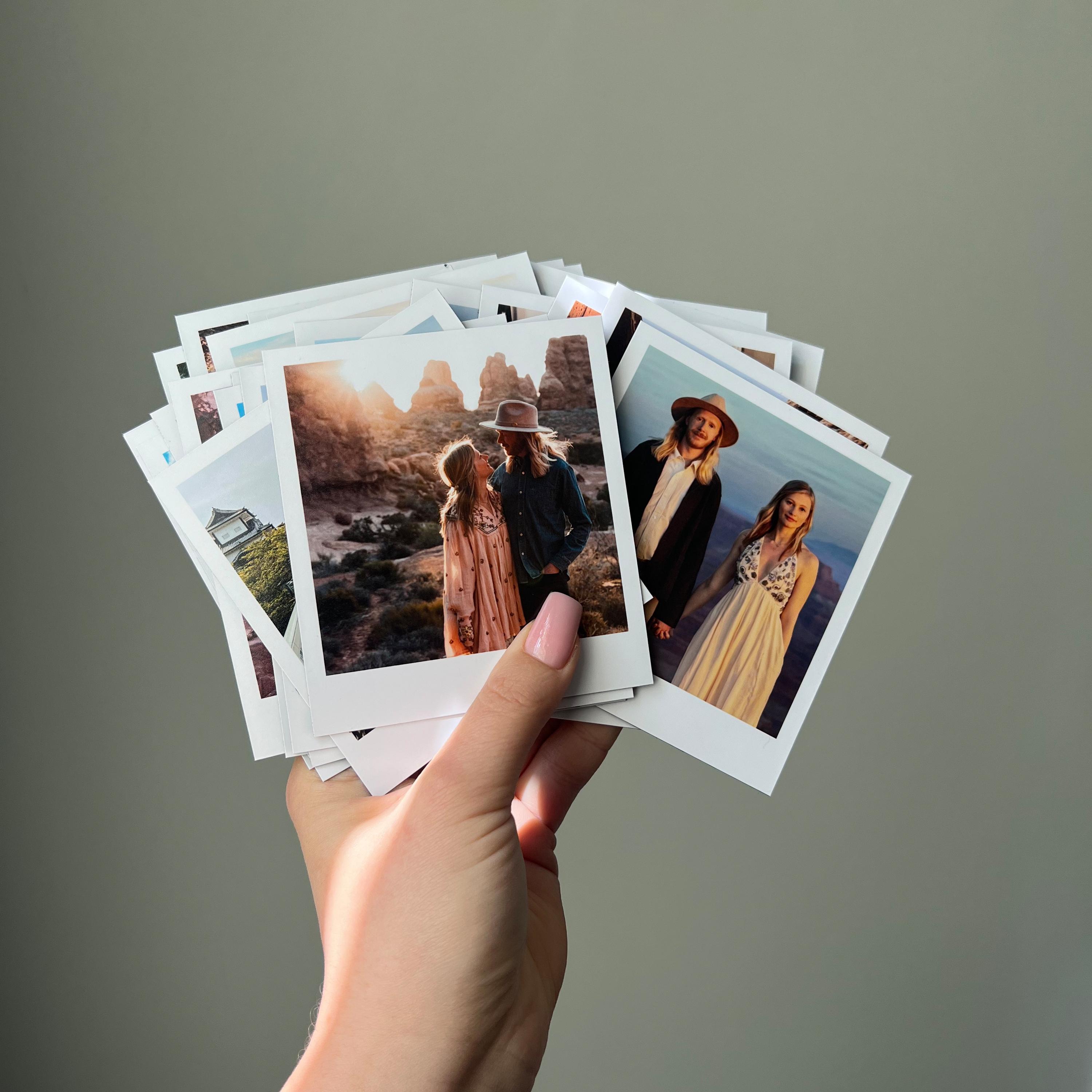 Polaroid Pics Print Normal Photos As Polaroids Turn Photo Into