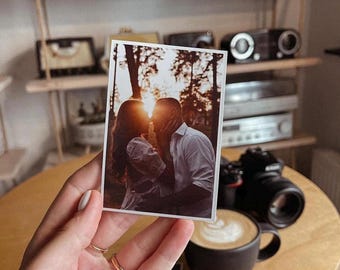 Flexible Photo Magnets, Personalized Picture Keepsakes, Fridge Decor - Custom Magnet Bundle, Classic & Retro Styles