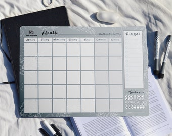 Magnetic Refrigerator Calendar: Family Planner, To-Do List, Habit Tracker