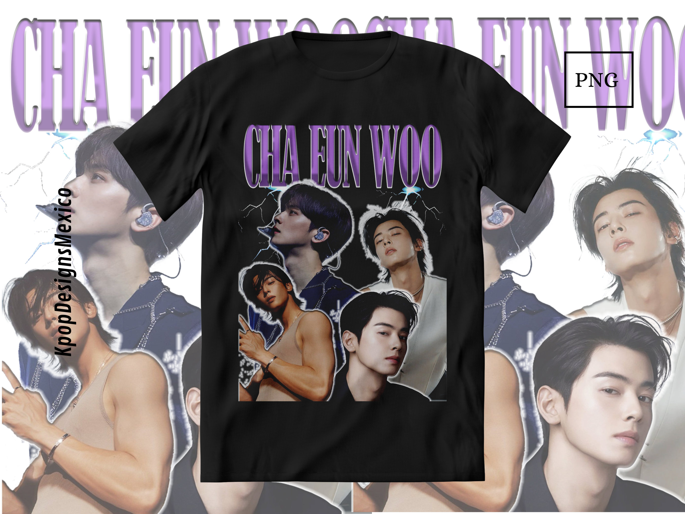 Cha Eun Woo From Astro T-shirt Design Eun-woo Design for