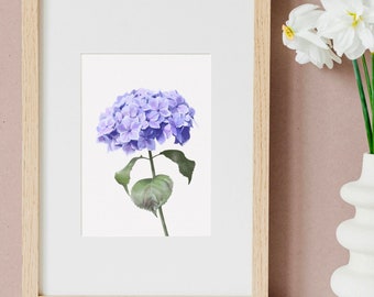 Hydrangea Print 16x20" or 40X50cm, Standard Ikea Frame size, Digital Download, Custom Sizes available at no extra charge
