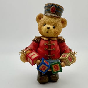 Cherished Teddies -   Jeffrey &quot;Striking Up Another Year&quot; #176044 Collectible Figurine