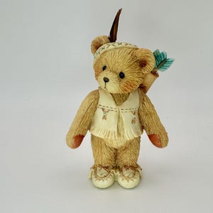 Cherished Teddies  - Wyatt &quot;I&#39;m Called Little Running Bear&quot; #629707 Collectible Figurine