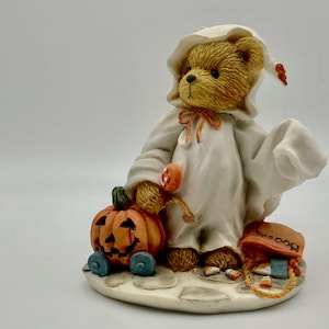 Cherished Teddies  - Stacie &quot;You Lift My Spirit&quot; #6171485 | Enesco Collectible Bear Figurine | Priscilla Hillman 1994 | Halloween