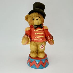 Cherished Teddies  - Bruno &quot;Step Right Up And Smile&quot; #103713 Collectible Figurine