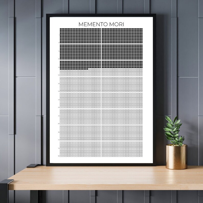 Stoic Life Calendar Printable PDF Memento Mori Marcus Aurelius Seneca ...