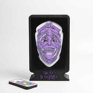 Colorful Solo Leveling 3D LED Lamp - Ideal Gift for Anime Lovers, Birthday or Christmas Present