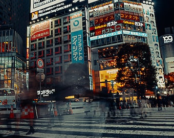 Japan art photo print /art print shibuya /art print,Home decoration/ photo photo tokyo