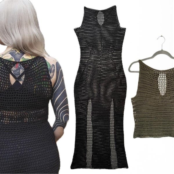 Il modello all'uncinetto per il top/vestito Snare