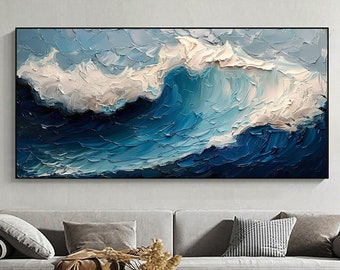 Music Abstract - 48x36 - 100% Hand Painted Oil Painting on