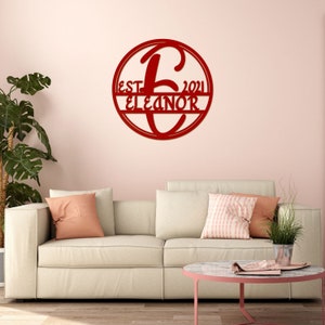 Placa de nombre de escritorio de madera personalizada - Letrero personalizado de la puerta del maestro, letras de monograma de madera, baby shower, letrero de la habitación de los niños, decoración del hogar de la pared
