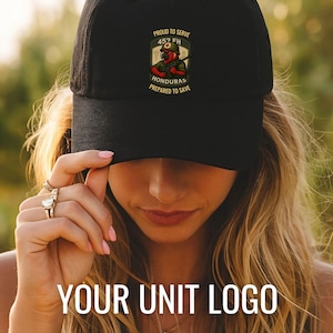 Custom Police Logo Dad Cap Embroidered Firefighter Patch Hat Personalized Thin Blue Line Gift Unit Merch First Responder Baseball Cap Mug