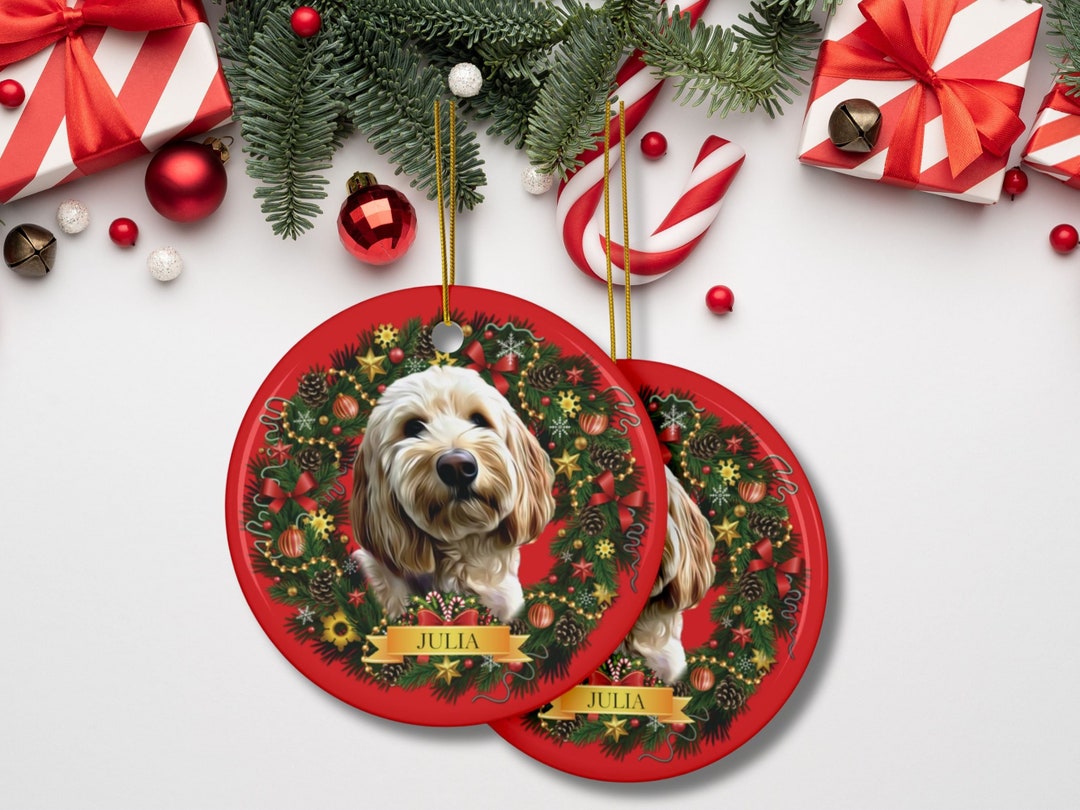 Christmas Ornaments Using Pet Photo, Personalized Pet Christmas — free download