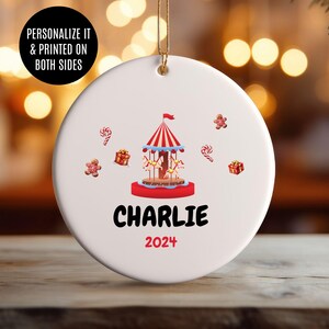 Baby&#39;s First Christmas Ornament, Personalized Baby Ornament, New Baby Ornament, Babys First Xmas, Baby Shower Gift, Baby Name Keepsake