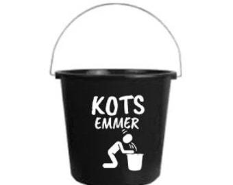 Vomit Bucket - Personalized Buckets, Different buckets, spit bucket, Birthday, 18, party bucket, beer bucket, Tomorrow in the house, puke