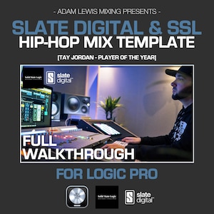 ALM Hip-Hop (Slate/SSL) Mix Template #2 [Slate & SSL Plugins - Logic Pro X]