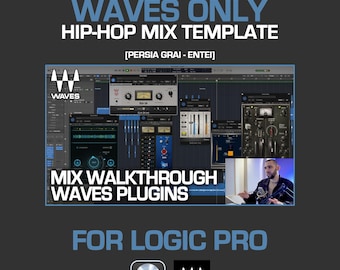 ALM - Waves Hip-Hop Mix Template for Logic Pro [Entei]