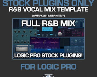 ALM R&B Mix Template #4 (Logic Pro Stock Plugins Only)
