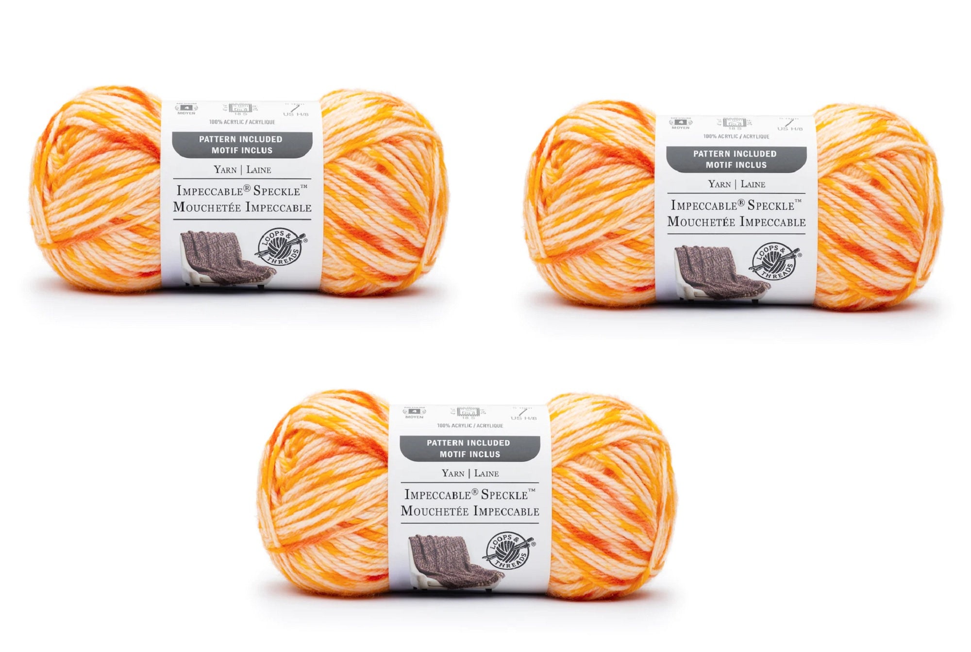 Loops & Threads Impeccable Speckle Yarn - 3 oz