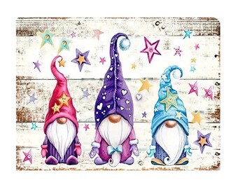 Gnomes at the Beach- DIY 5D Rhinestone Diamond Painting Kit - Mosaic Diamond Painting 30x40cm/16x12inch overall